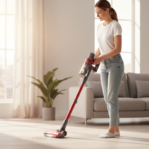 Безжична ръчна прахосмукачка тип „стик“ – V Group KB-703B CLEAN24