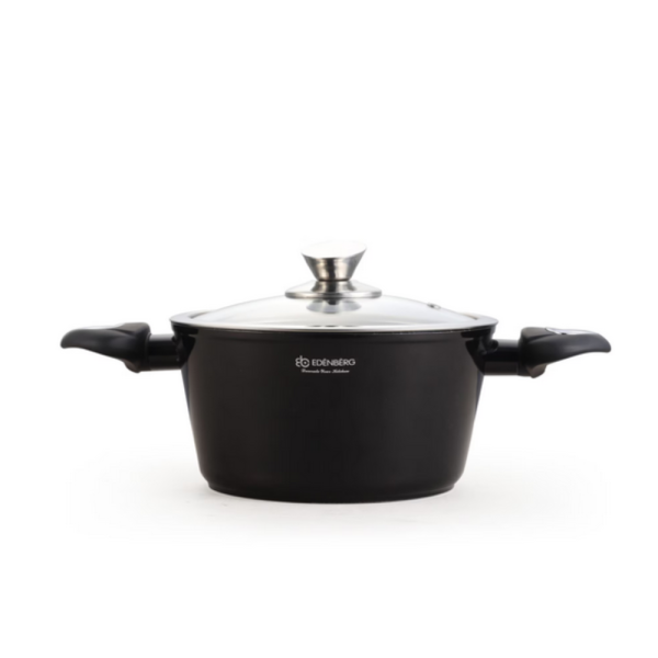 Комплект от 12 части - тенджери, тиган и подложки Edenberg EB-5613