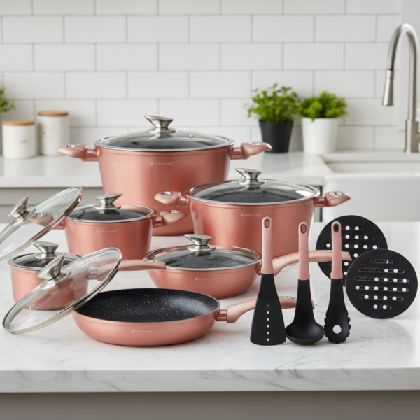 Комплект съдове за готвене EDENBERG EB-5625 - всичко необходимо в кухнята 1