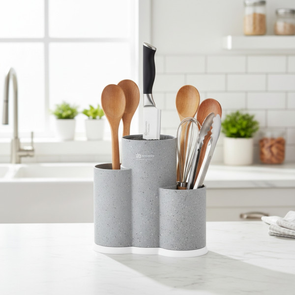 Поставка за кухненски прибори и ножове 3 в 1 Edenberg EB-5106 5