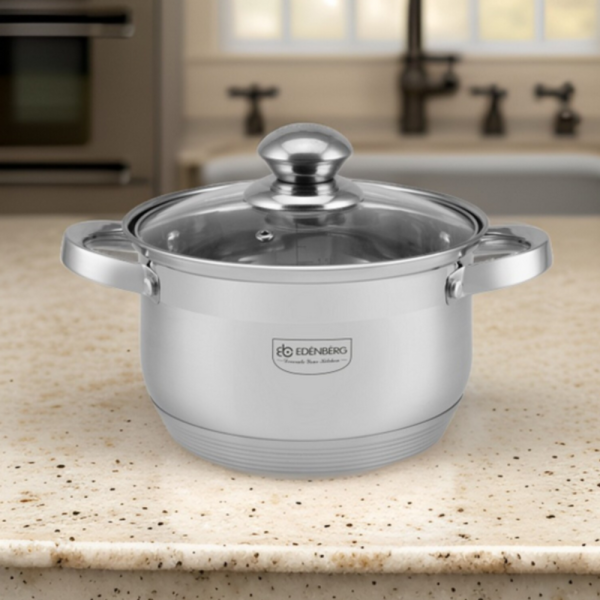 Комплект 10 части Edenberg EB-4009 от неръждаема стомана - равномерно и бързо готвене 5