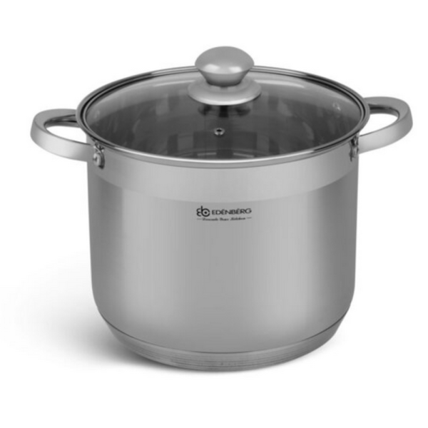 Комплект съдове за готвене EDENBERG EB-4010 - сет от 12 части с многослойно дъно