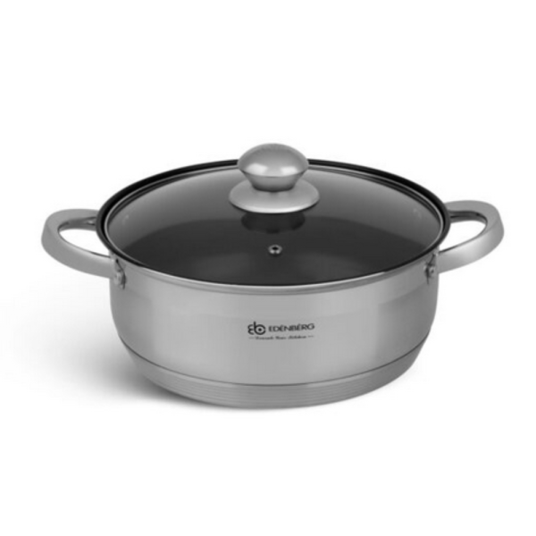 Комплект съдове за готвене EDENBERG EB-4010 - сет от 12 части с многослойно дъно