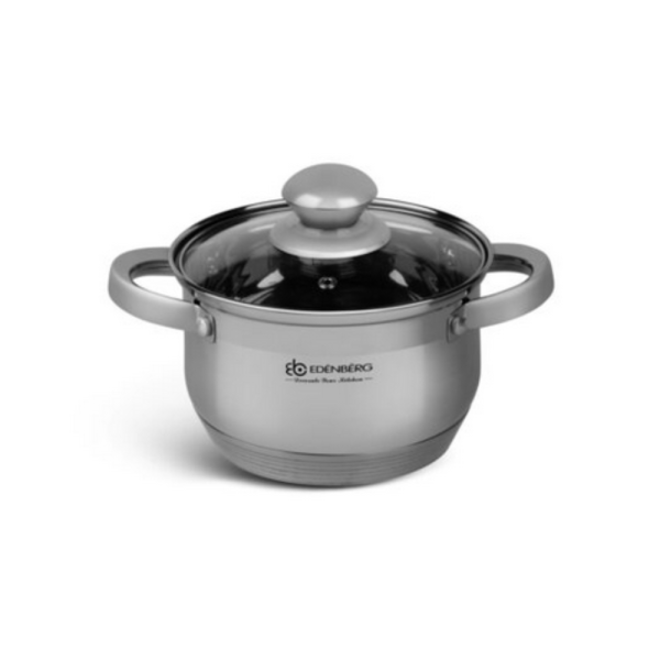 Комплект съдове за готвене EDENBERG EB-4010 - сет от 12 части с многослойно дъно