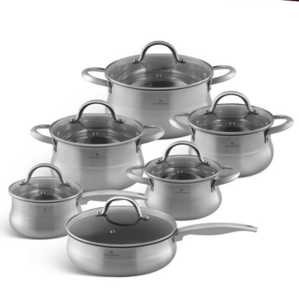 Комплект EDENBERG EB-2420M от 12части - неръждаема стомана с многослойно дъно за бързо и равномерно готвене 3
