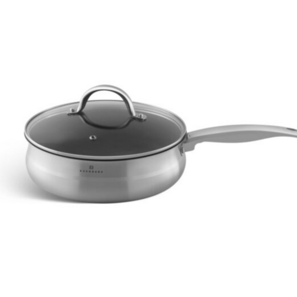 Комплект EDENBERG EB-2420M от 12части - неръждаема стомана с многослойно дъно за бързо и равномерно готвене