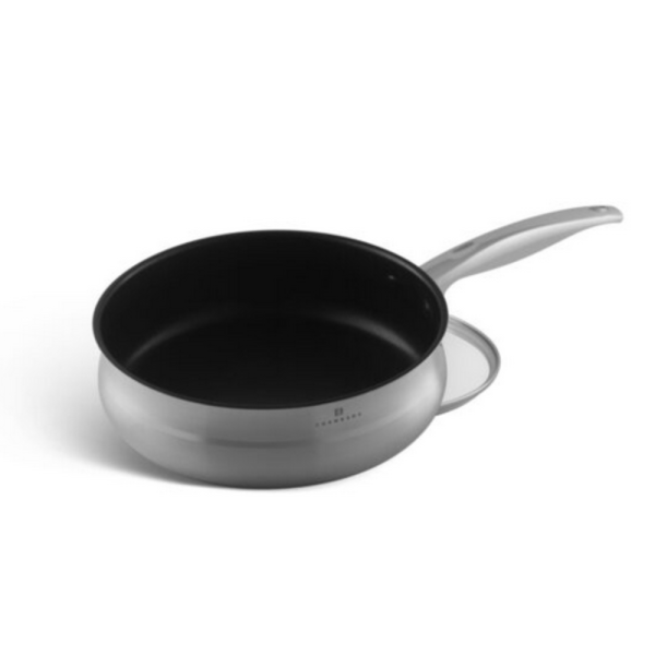 Комплект EDENBERG EB-2420M от 12части - неръждаема стомана с многослойно дъно за бързо и равномерно готвене