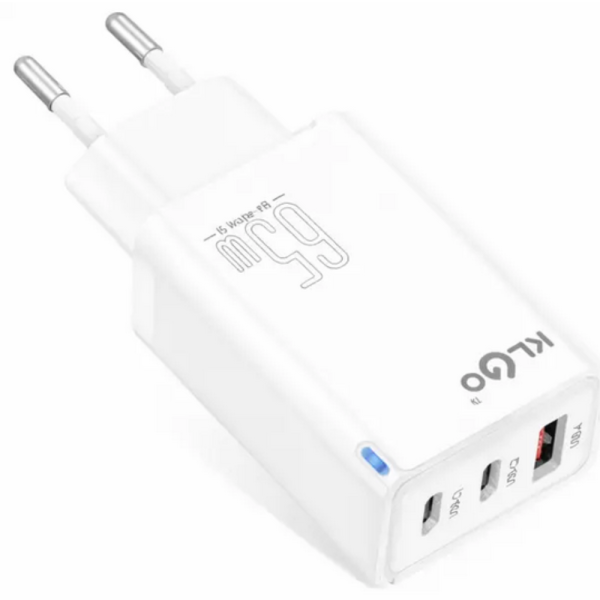 Адаптер - Зарядно устройство KL GO PD71 65W, бързо зареждане, 5 порта 6