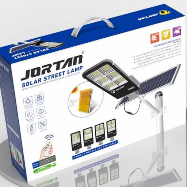 Соларна улична лампа JORTAN 2400W — напълно автономна, мощна и устойчива 5