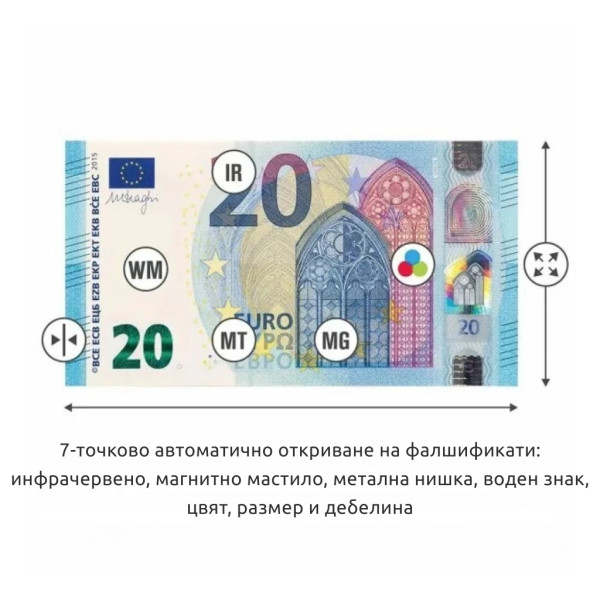 Детектор за фалшиви банкноти AL-130T 5