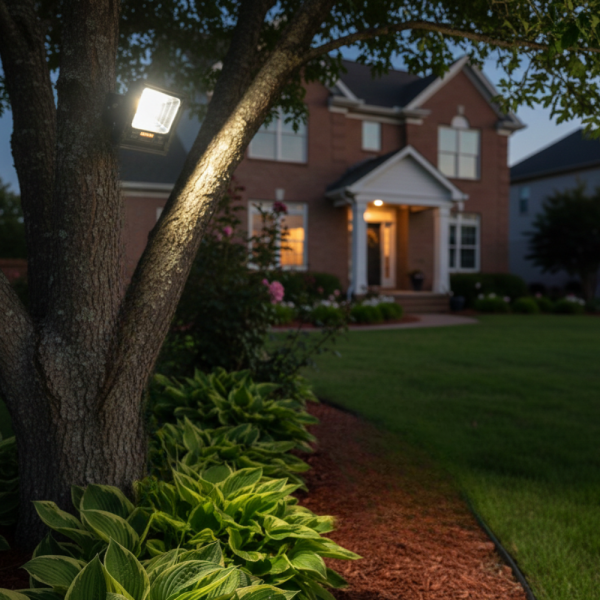 Соларен прожектор Jortan IP 66, дистанционно управление, индикатор за батерията