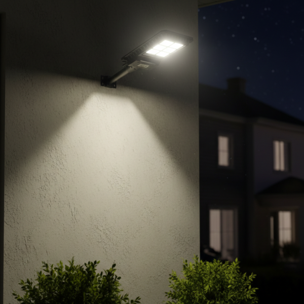 Стойка за соларно осветително тяло Φ48 × 50 см – здрава стоманена стойка за монтаж 3