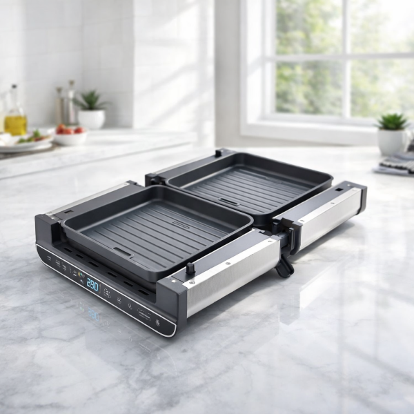 Мултифункционален уред за готвене 4 в 1, Oliver Voltz, 1700W, Тостер, Грил/Парти грил, Фурна, BBQ