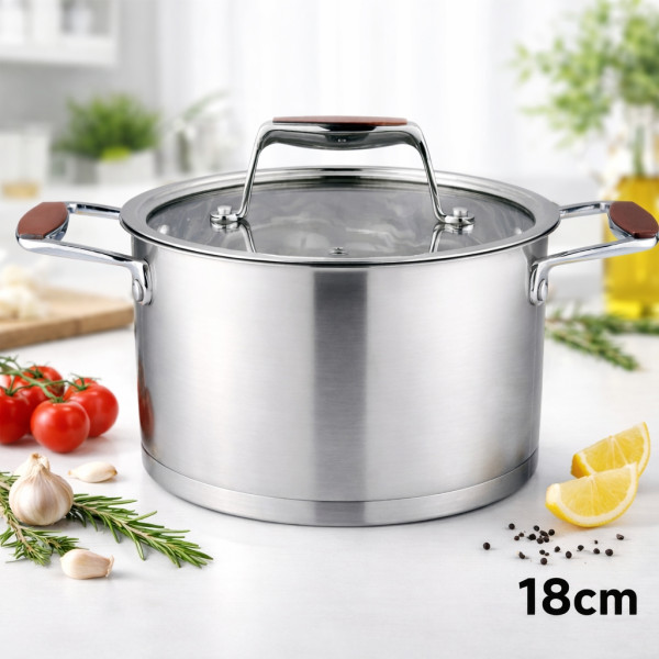 Тенджера Oliver Voltz OV51210P18/OV51210P20/OV51210P22, Berlin Premium Collection, Неръждаема стомана 18/10, Индукция 2