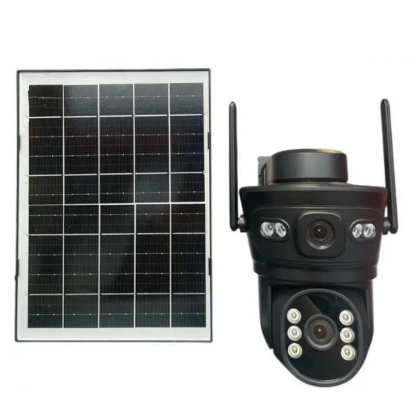 Соларна двойна камера LYLU 10 диода - ICsee за охрана