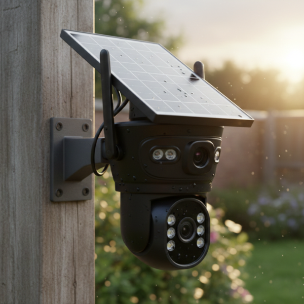 Соларна двойна камера LYLU 10 диода - ICsee за охрана 2