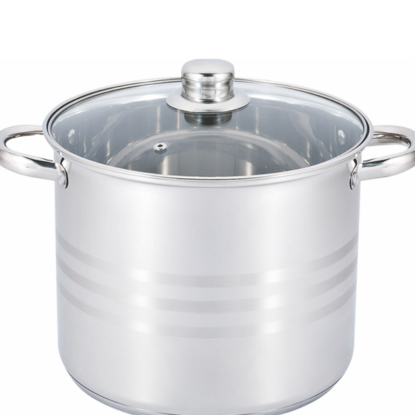 Тенджера Edenberg от неръждаема стомана и многослойно дъно за бързо и равномерно готвене