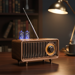 Bluetooth радио колонка AS19 - ретро стил и дизайн