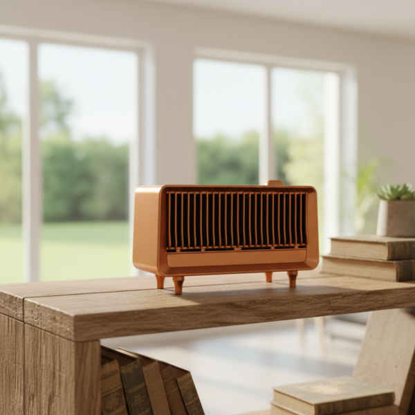 Bluetooth радио колонка AS25, 2x5W, 1800mAh – мощен звук и винтидж дизайн 3