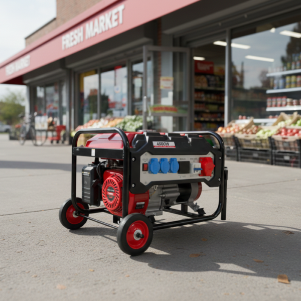 Трифазен четиритактов генератор 4.5 kW с дисплей 3