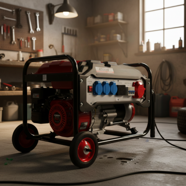 Трифазен четиритактов генератор 4.5 kW с дисплей