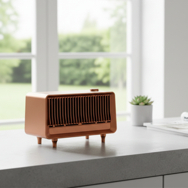 Bluetooth радио колонка AS25, 2x5W, 1800mAh – мощен звук и винтидж дизайн 6