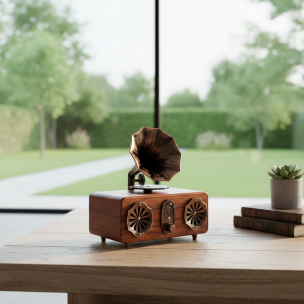 Bluetooth радио колонка AS36, 2x5W, 1800mAh – ретро и мощна 4