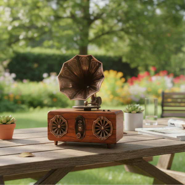 Bluetooth радио колонка AS36, 2x5W, 1800mAh – ретро и мощна