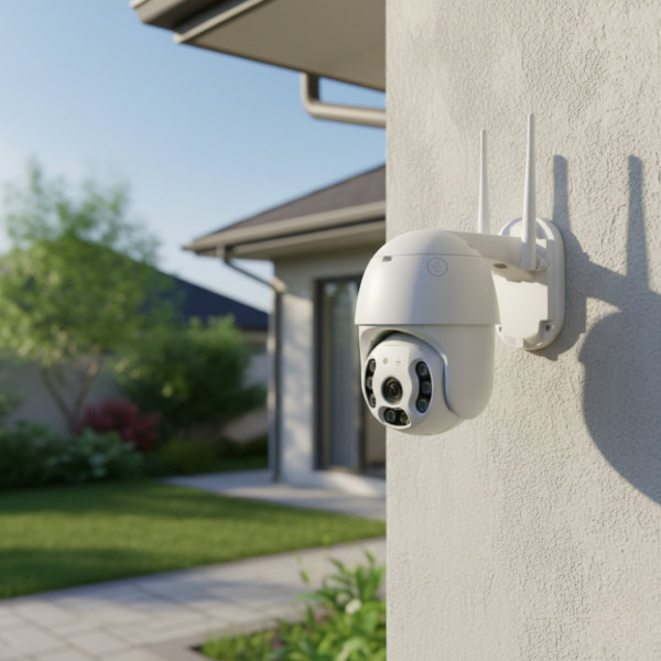 Водоустойчива,  безжична камера с нощно видеонаблюдение и запис на карта IP27B