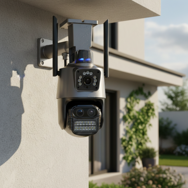 Камера за наблюдение 4K Ultra HD,8MP,датчик за движение,нощно виждане,двупосочна аудио връзка,водоустойчива IP01B