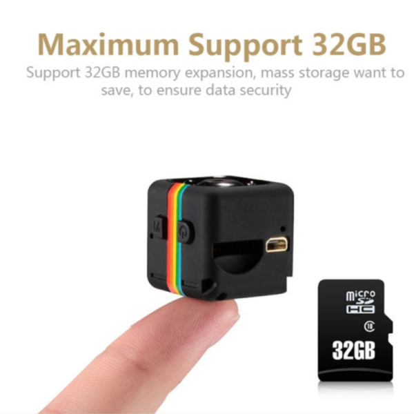 Удароустойчива мини екшън камера с HD резолюция и сензор за движение SC11 12