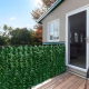 Ограда от зелени листа - панел за уединение с реалистичен вид 3 x 0,5 м 4