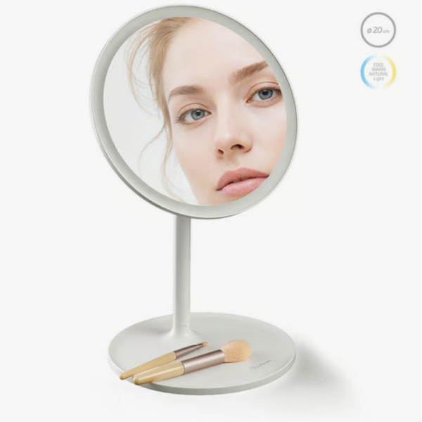 LED козметично огледало за грим Luigi Ferrero FR-801, кръг, 20 cm 4