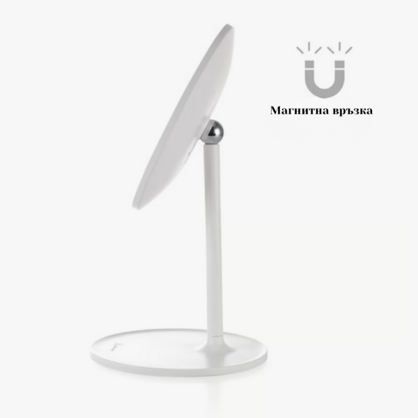 LED козметично огледало за грим Luigi Ferrero FR-801, кръг, 20 cm
