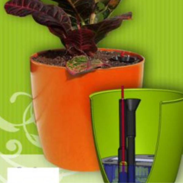 Саксия с поливна система Ø18×H16 см - за здрава коренова система