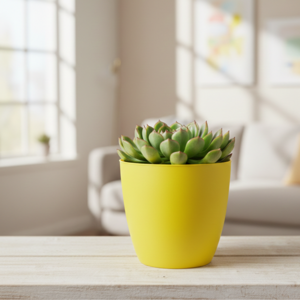 Саксия с поливна система Ø18×H16 см - за здрава коренова система 3