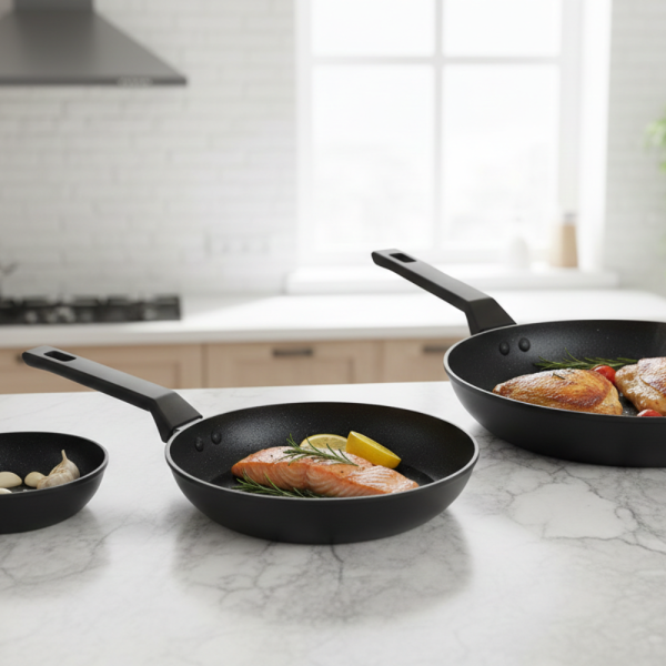 Тиган Edenberg с керамично незалепващо покритие — за здравословно готвене