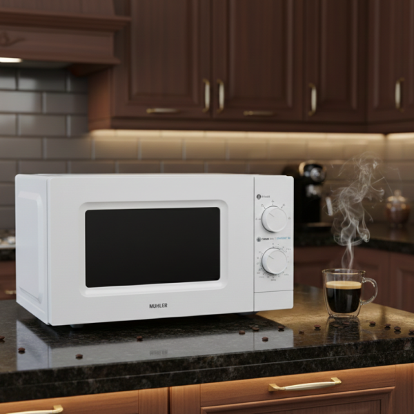 Микровълнова фурна MUHLER MO-5009 20L – 700W, механичен контрол 7