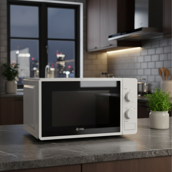 Микровълнова фурна VOX M-30, 700W, 20л с механичен таймер