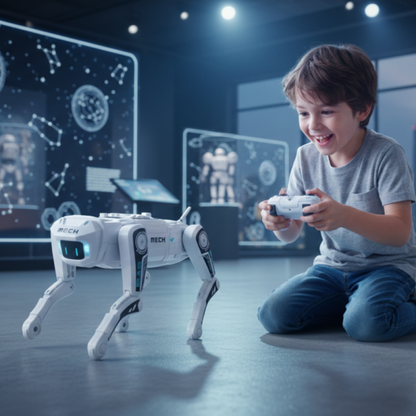 Интелигентно куче робот с дистанционно управление - STEM 4