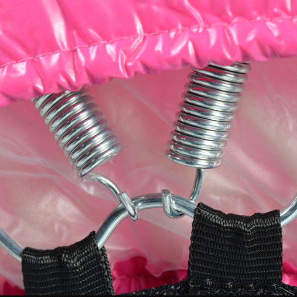 Батут без мрежа Byox 101cm/96cm — розов и син, до 100 кг 4