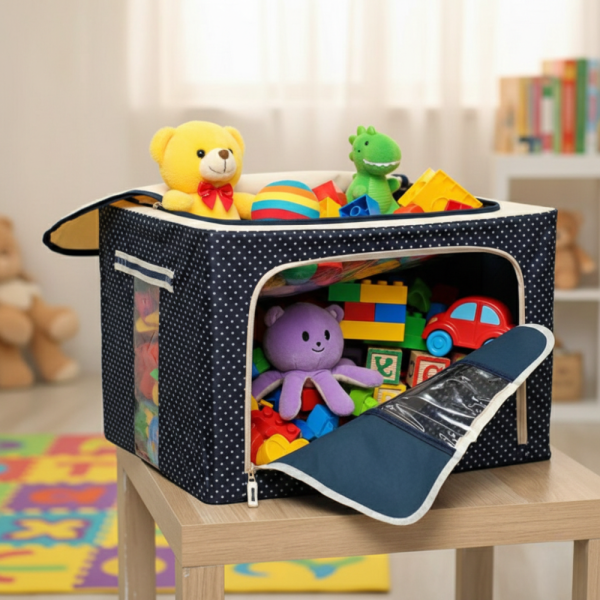 Сгъваема кутия за съхранение и подреден дом - 66L органайзер