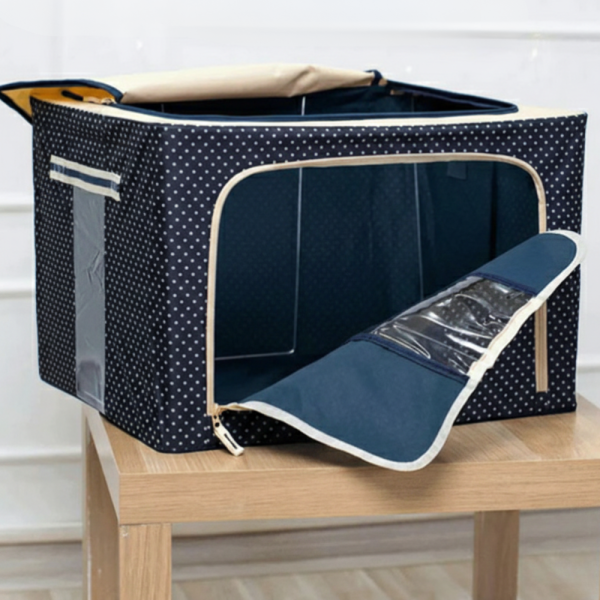 Сгъваема кутия за съхранение и подреден дом - 66L органайзер