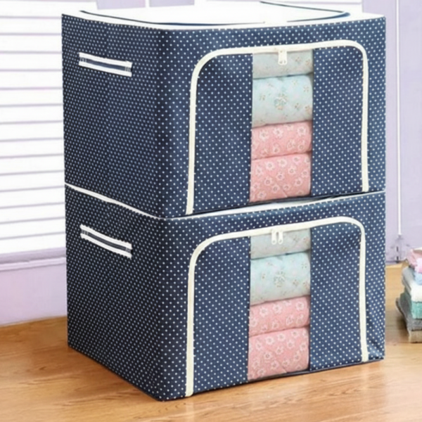 Сгъваема кутия за съхранение и подреден дом - 66L органайзер