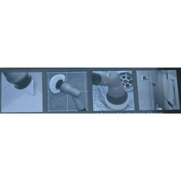 Водоустойчива електрическа почистваща четка с литиево-йонна батерия и регулируема дръжка 6