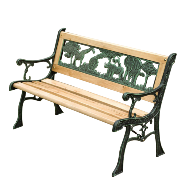 Градинска пейка за деца 82x39x50 см - здрава, безопасна и стилна