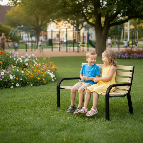 Детска пейка - здрава конструкция и модерен дизайн 1