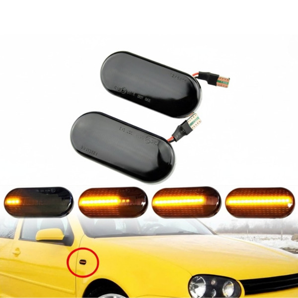 Динамични мигачи за огледала за VW Golf 3 4 Passat Seat Skoda