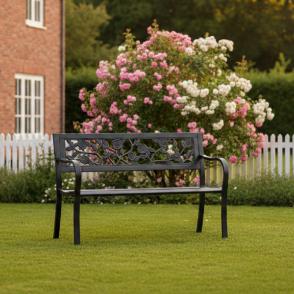 Градинска пейка - стил и удобство в градината 1