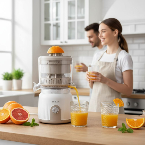 Цитрус Преса Muhler MJ-9022, 2 конуса, самоизстискваща система